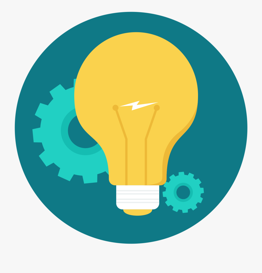 Invicta Is Creating History - Light Bulb Flat Icon Png, Transparent Clipart