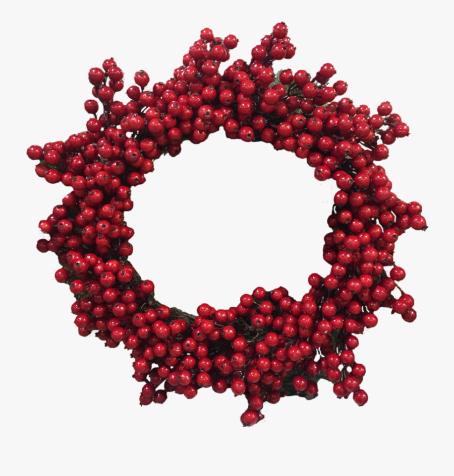 Banner Transparent Download Red Png Free To Use By - Cranberry Wreath Png, Transparent Clipart
