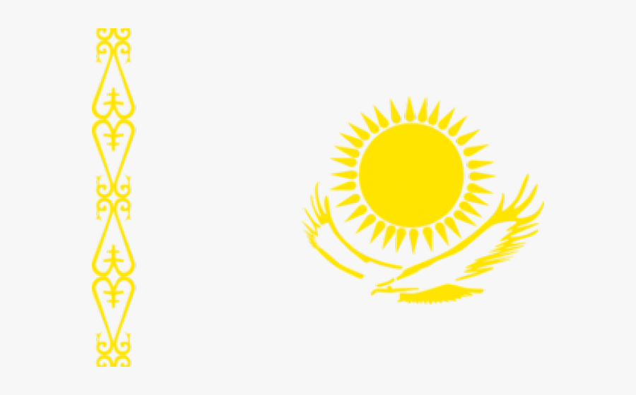 New Kazakhstan Flag, Transparent Clipart