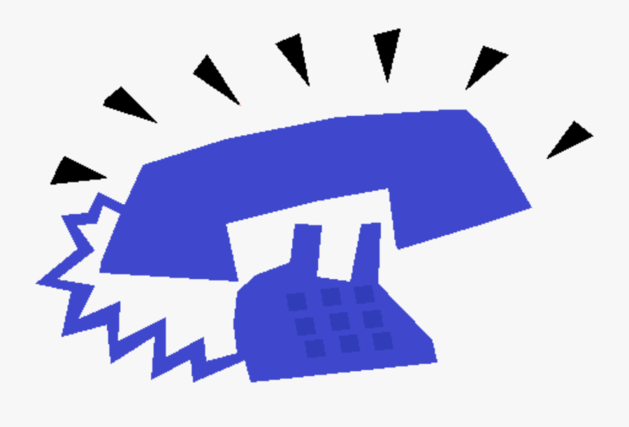 Blue,angle,area - Blue Phone Ringing, Transparent Clipart