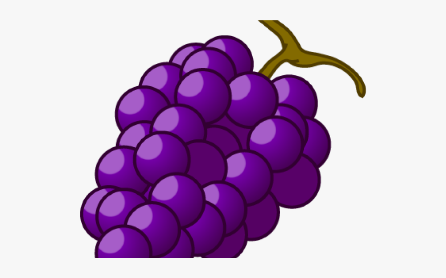 Clip Art Fruits Grapes, Transparent Clipart