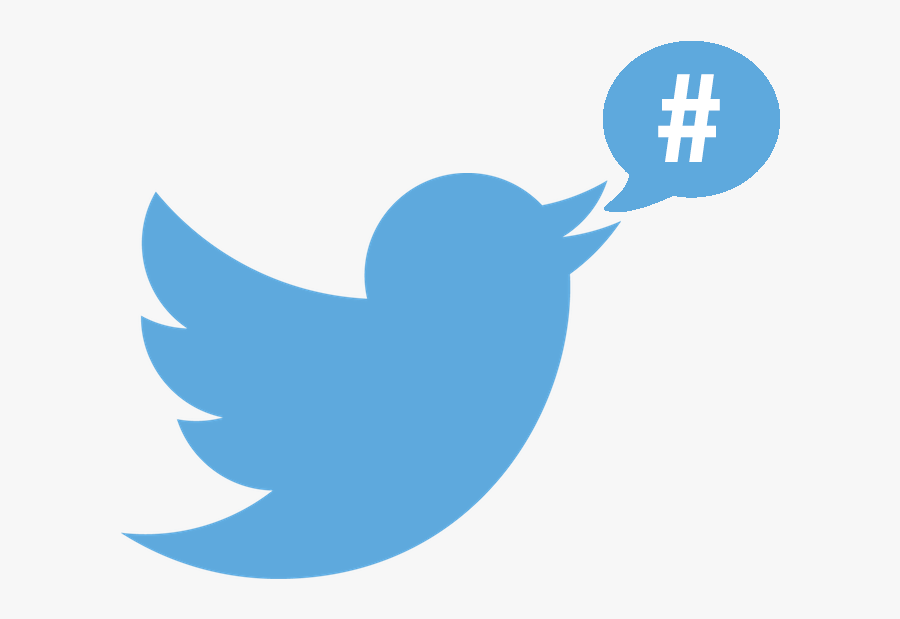 Twitter Logo Hashtag - Twitter Logo With Hashtag, Transparent Clipart
