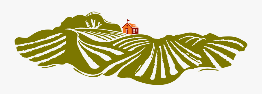 James Winery Schoolhouse And Vineyards Illustration - Winery Clipart, Transparent Clipart