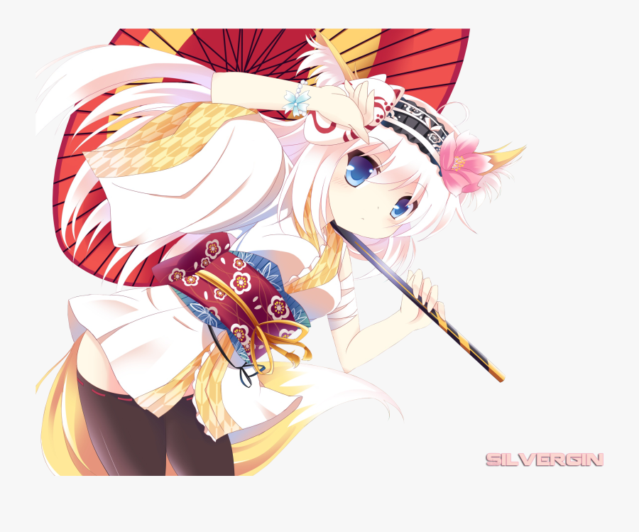 Anime Picture With Original Nibiiro Shizuka Long Hair - Anime, Transparent Clipart