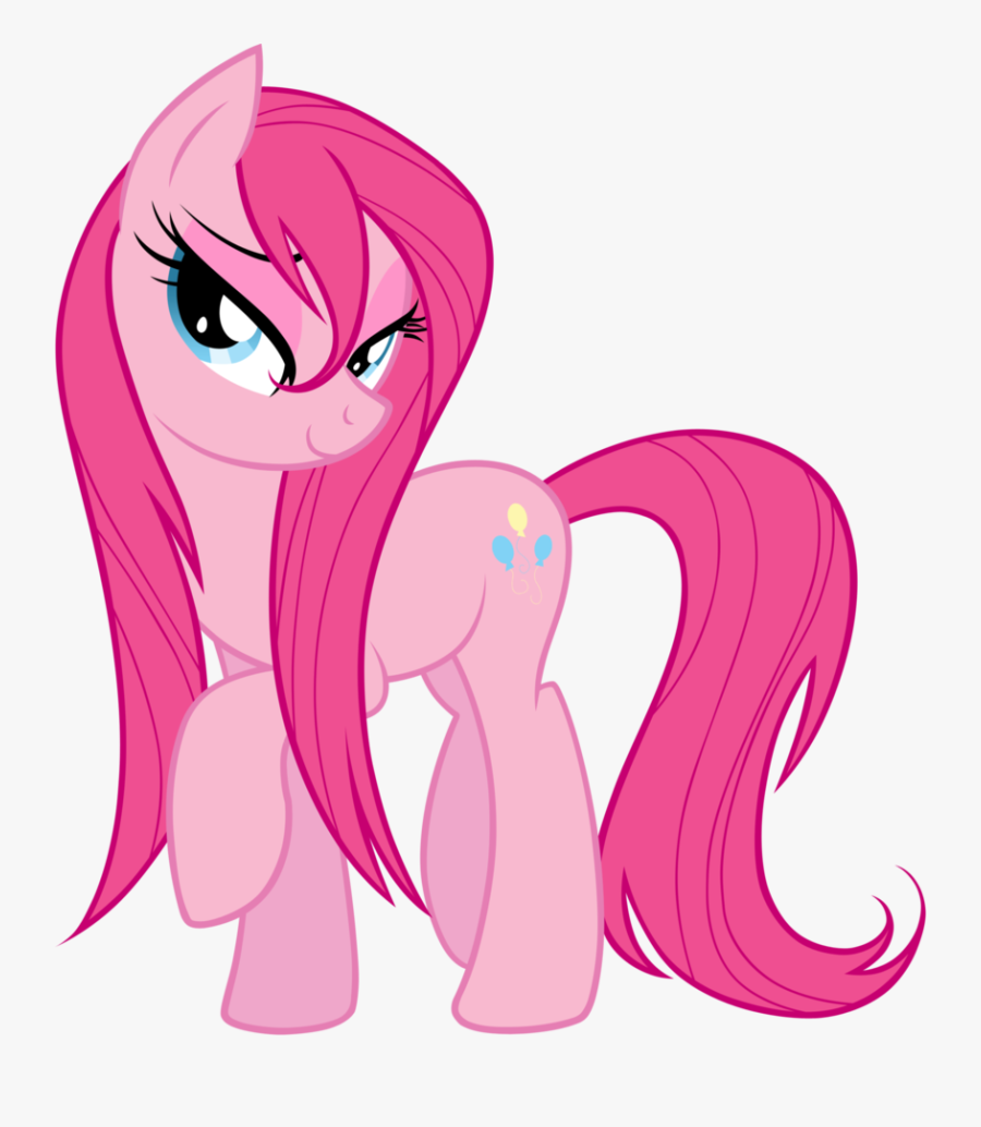 My Little Pony With Long Hair - My Little Pony Black Hair, Transparent Clipart