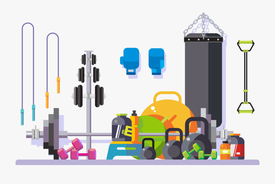 Gym, Transparent Clipart