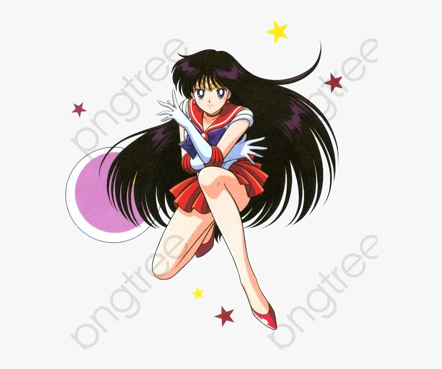 Transparent Long Hair Clipart - 美 少女 战士 火星, Transparent Clipart