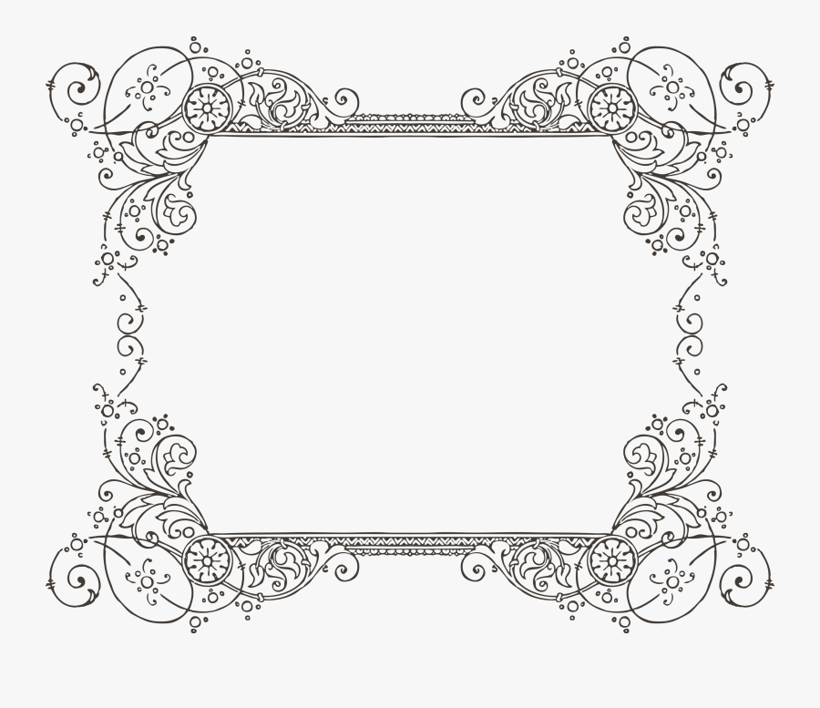 Clipart Free Download And Frames Picture Calligraphic - Vintage Certificate Border Png, Transparent Clipart