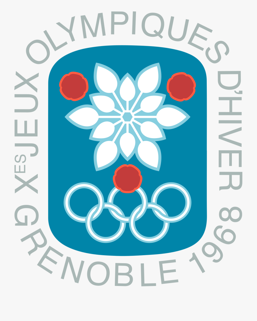 Winter Olympics Clipart - Grenoble Winter Olympics 1968, Transparent Clipart