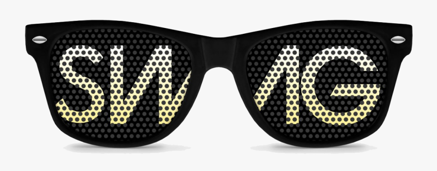Transparent Nerd Glasses Png - Black Transparent Background Glasses Png, Transparent Clipart