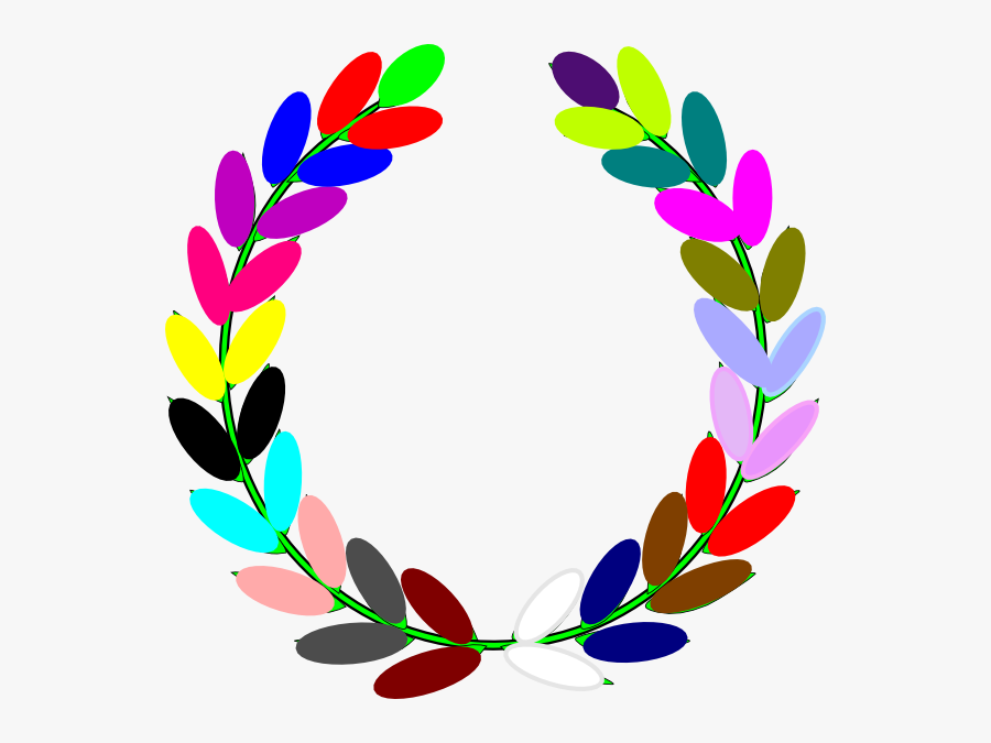 Olympics Acceptio Clip Art - Transparent Laurels, Transparent Clipart