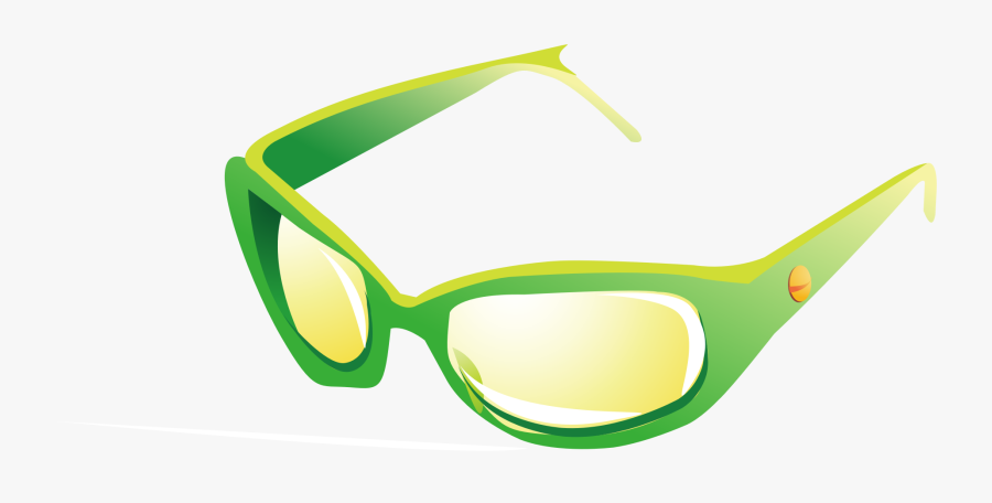 This Free Icons Png Design Of Vector Glasses - Зеленые Очки Пнг Без Фона Клип Арт, Transparent Clipart