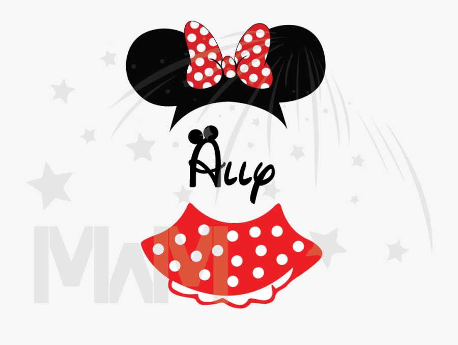 Minnie Mouse Skirt Png, Transparent Clipart