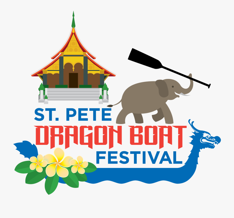Pete Dragon Boat Festival - Indian Elephant, Transparent Clipart