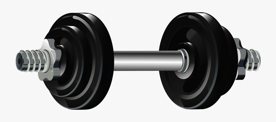 Transparent Barbell Png - Gym Dumbbell Png, Transparent Clipart
