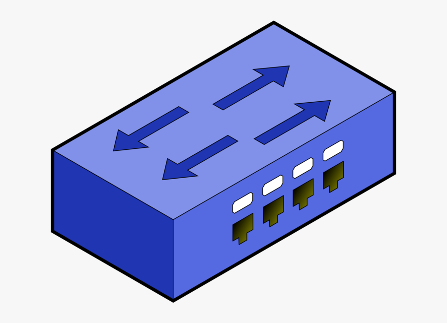 Angle,material,line - Network Switch Icon Png, Transparent Clipart