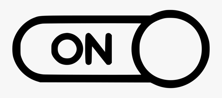 Button Switch Power Option Control Lever On Comments - Power On Switch Clipart, Transparent Clipart