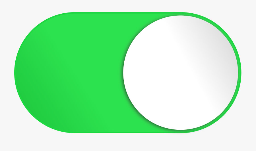 Switch On Clip Arts - Circle, Transparent Clipart