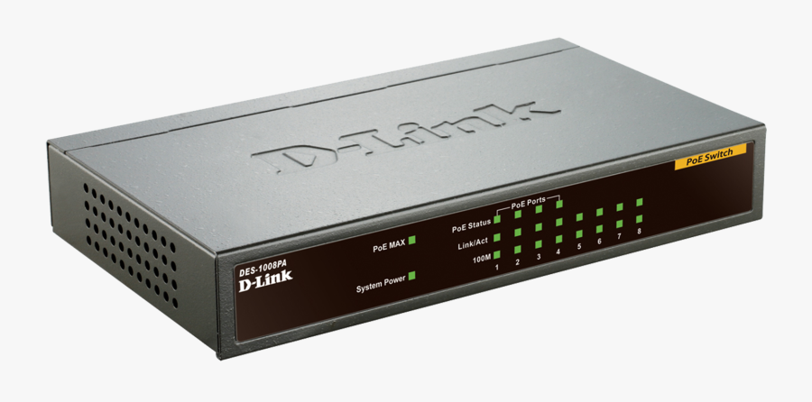 D Link Switch Poe, Transparent Clipart
