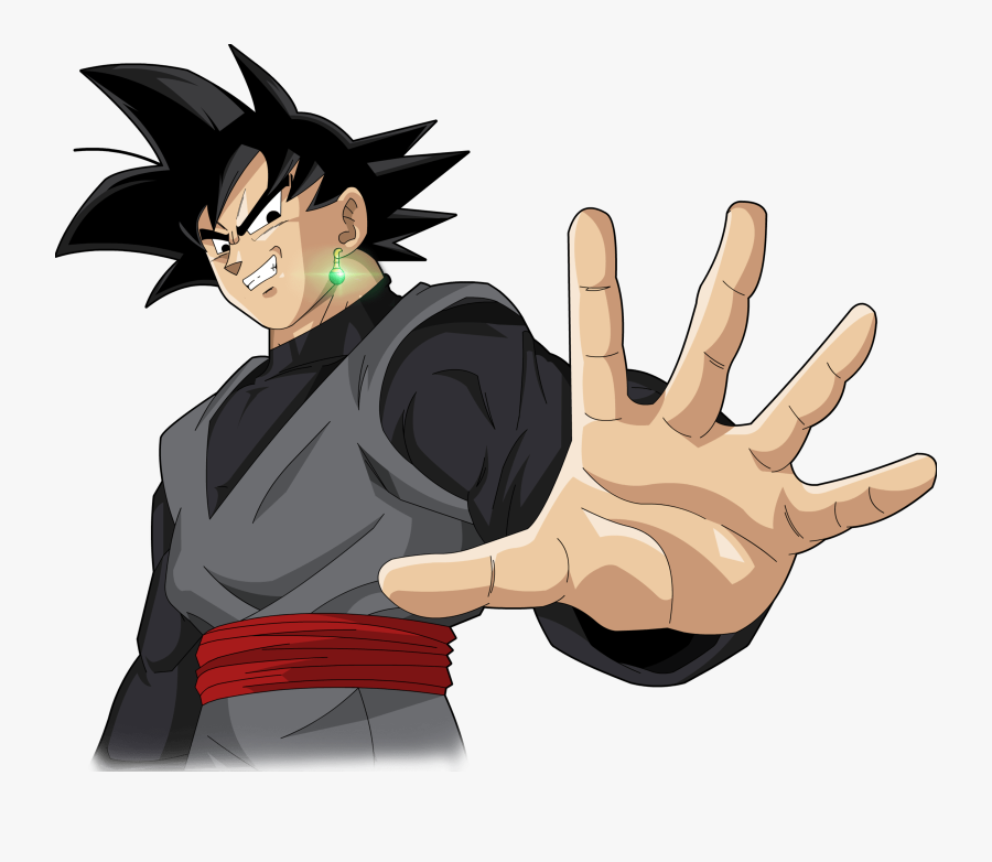 Black Goku Hand - Black Goku Transparente, Transparent Clipart