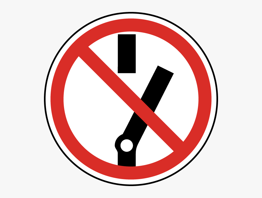 Do Not Alter State Of Switch Label - Do Not Switch Sign, Transparent Clipart