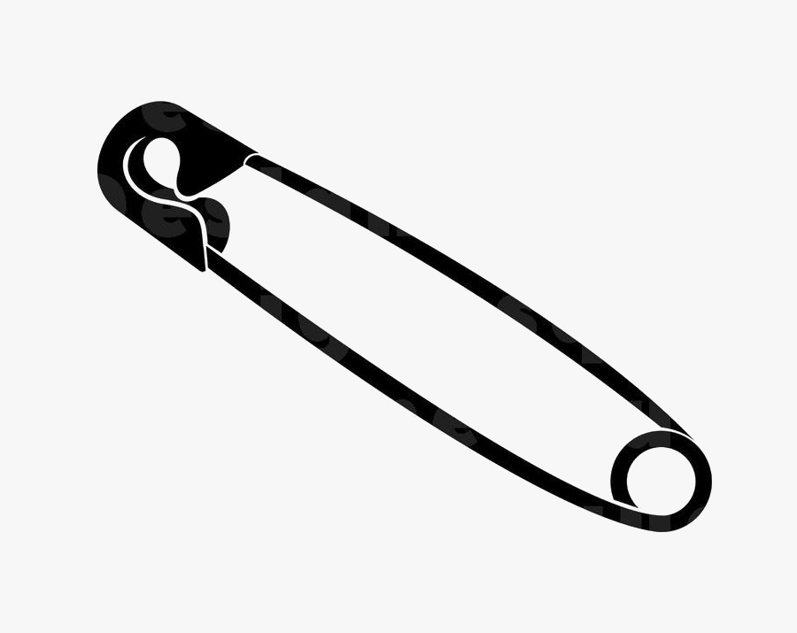 Black Safety Pin Png Hd Quality - Safety Pin Clipart, Transparent Clipart