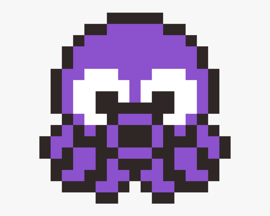 Square,symmetry,purple - Pokeball Pixel Art, Transparent Clipart