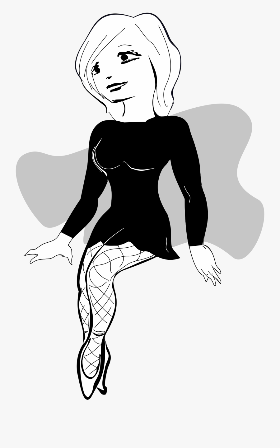 Emotion,art,monochrome Photography - Clothing, Transparent Clipart