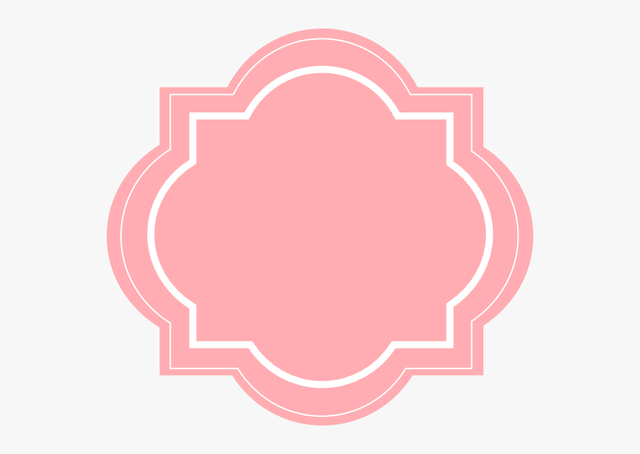 Peach Clipart Frame - Blush Pink Frame Png, Transparent Clipart