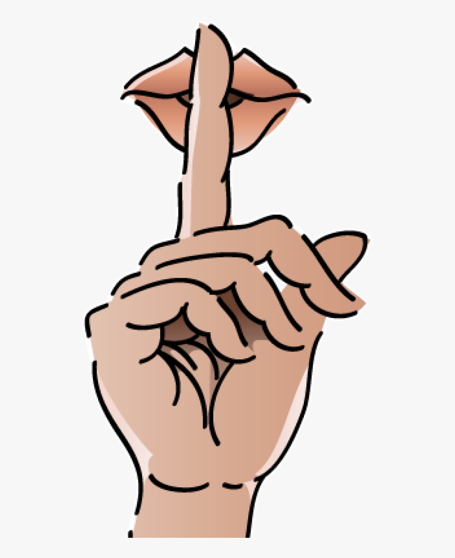 Clip Art Shhh Finger - Shh Png, Transparent Clipart