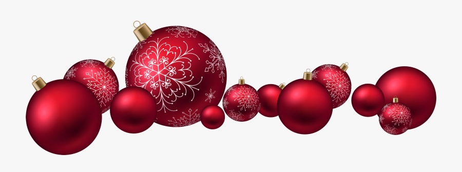 Red Christmas Ball Png Clipart - Christmas Balls Transparent Png, Transparent Clipart
