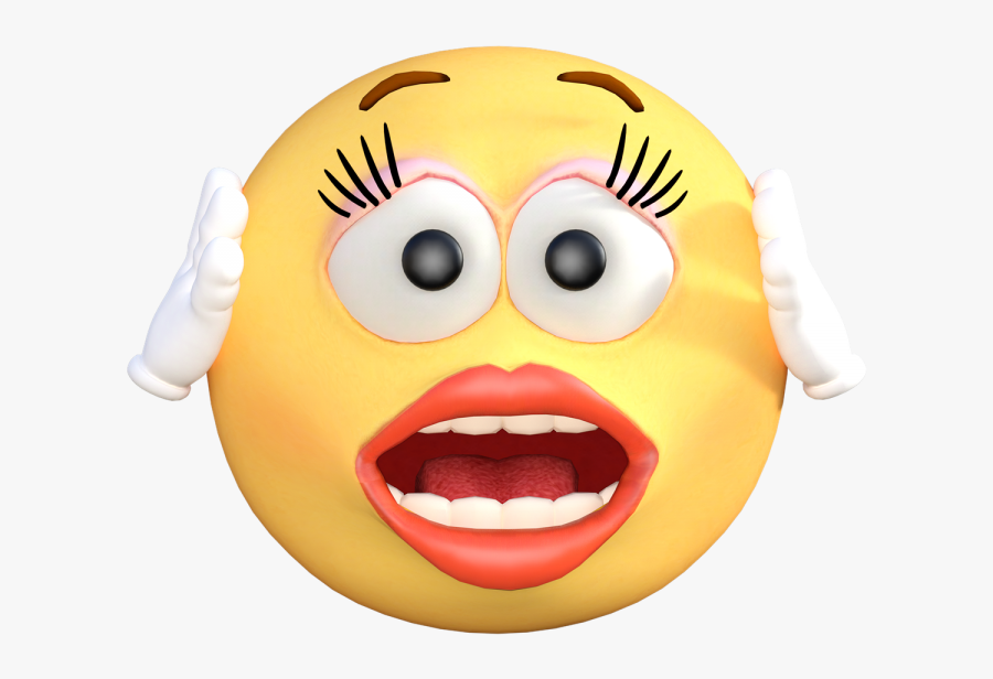 Transparent Shock Emoji Png - Shocked Emoji File Png, Transparent Clipart