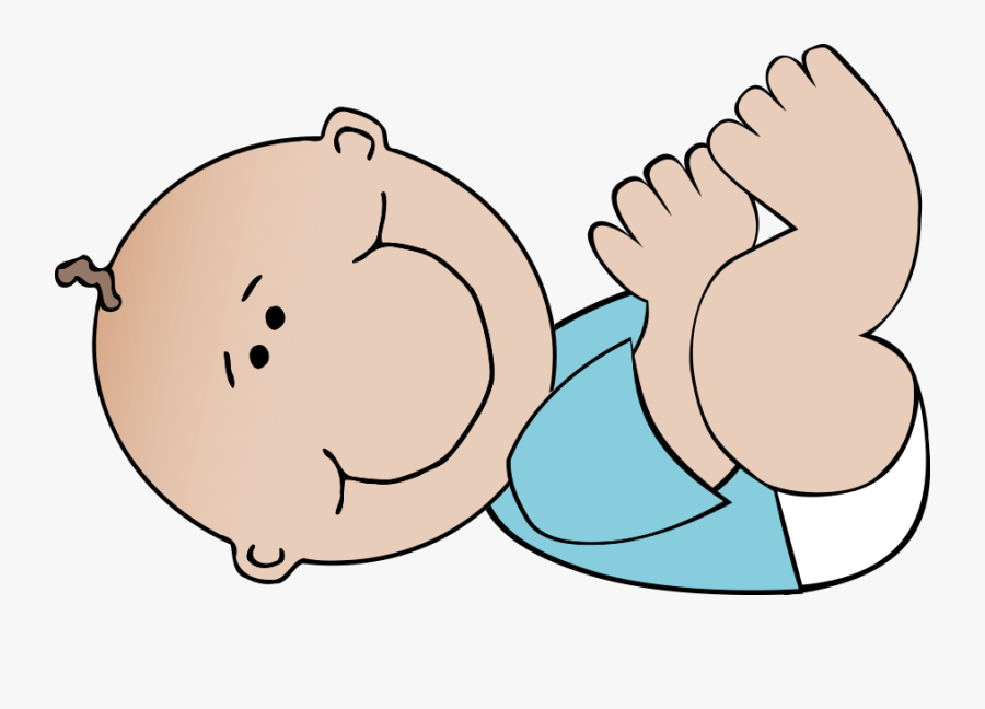 Baby Boy Lying Svg Vector File, Vector Clip Art Svg - Baby Boy Clip Art, Transparent Clipart