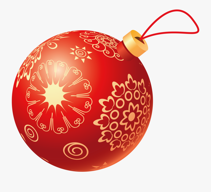 Ornament Clipart Orange - Christmas Ball Png Transparent, Transparent Clipart
