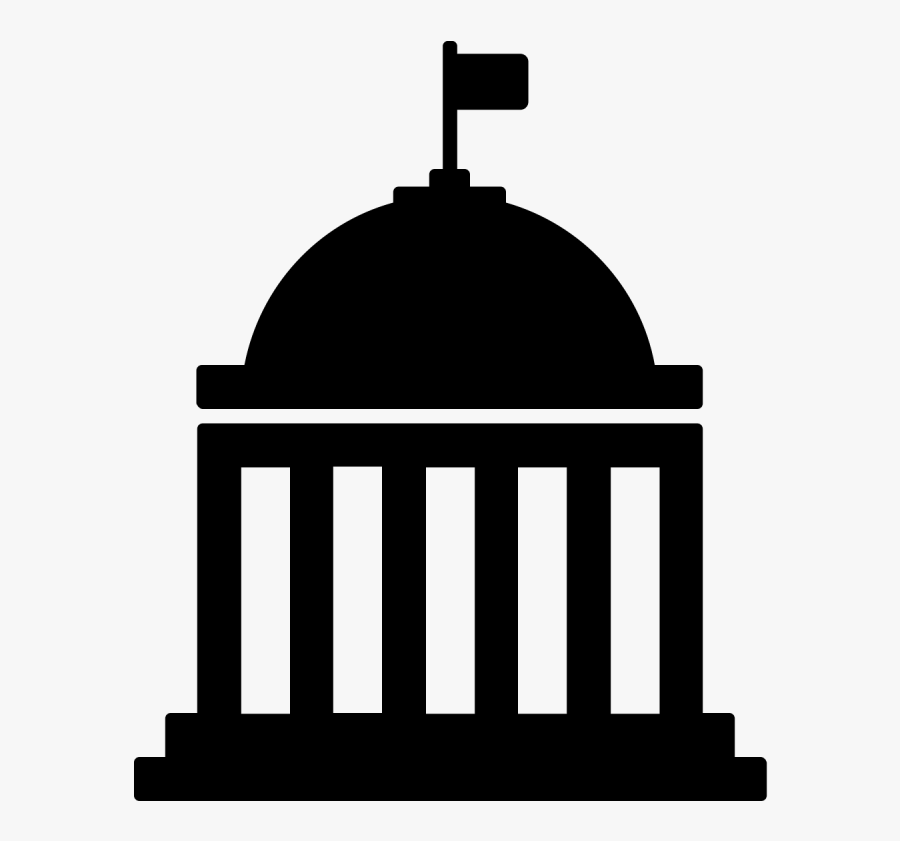 White House Icon - Clip Art, Transparent Clipart