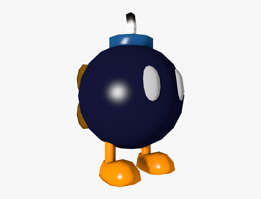 Bob Omb Png - Mario Bob Omb Model, Transparent Clipart