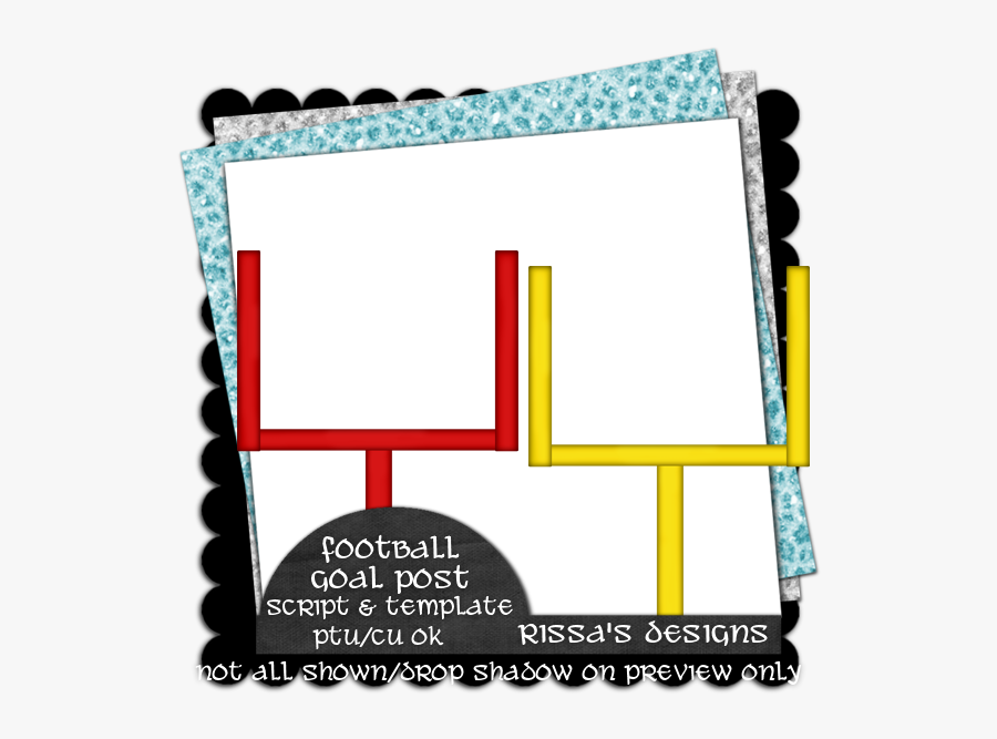 Ptu Cu~football Goal Post, Transparent Clipart