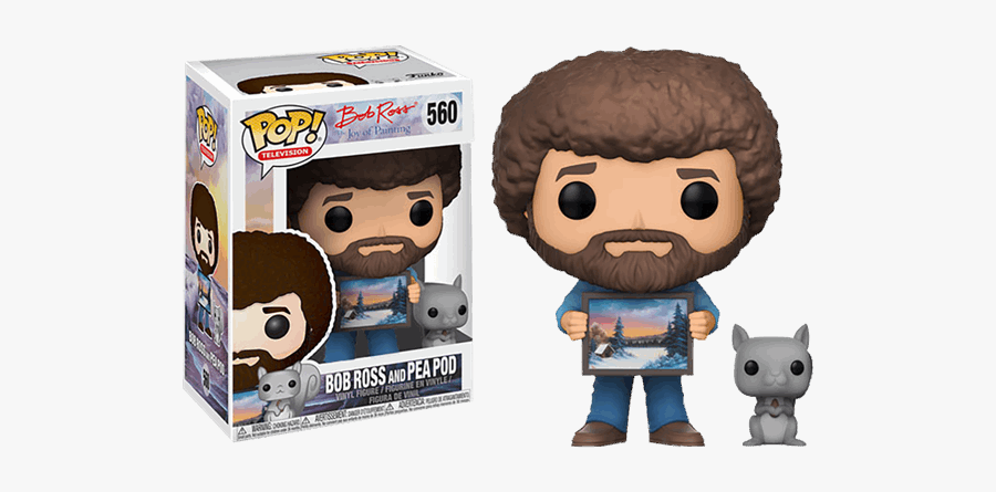 Bob Ross Funko Pop, Transparent Clipart