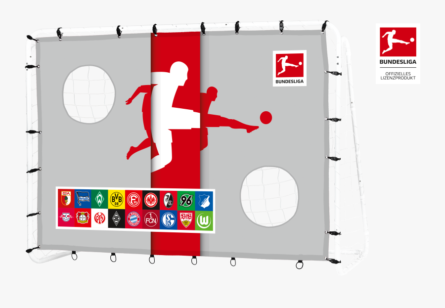 Bundesliga Football Goal "play - Billboard, Transparent Clipart