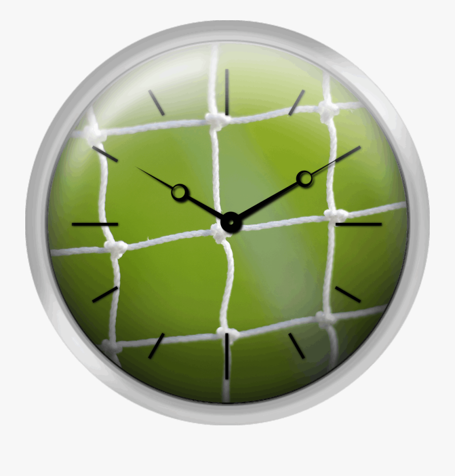 Soccer Or Football Goal Netting - Wall Clock, Transparent Clipart