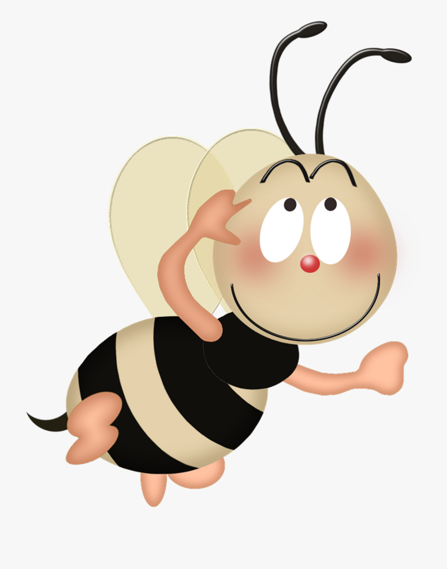 Cute Clip Art Cute Cartoon Bumble Bee, Transparent Clipart