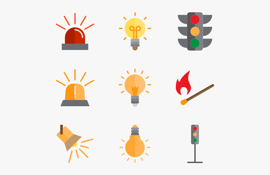 Lamp Icon Vector Png, Transparent Clipart