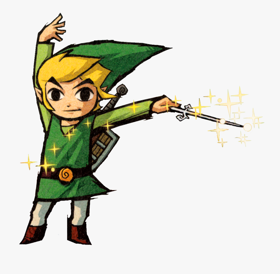 The Legend Of Zelda Clipart Toon Link - Link Wind Waker Wand, Transparent Clipart
