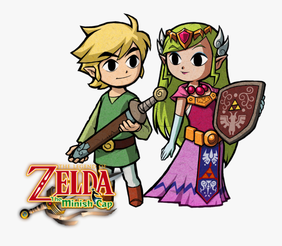 The Legend Of Zelda Clipart Toon Link - Legend Of Zelda The Minish Cap Princess Zelda, Transparent Clipart