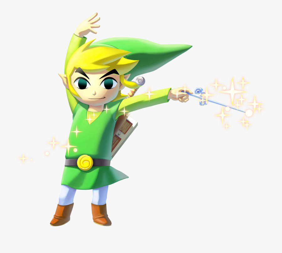 The Legend Of Zelda Clipart Toon Link - Zelda Wind Waker Link, Transparent Clipart