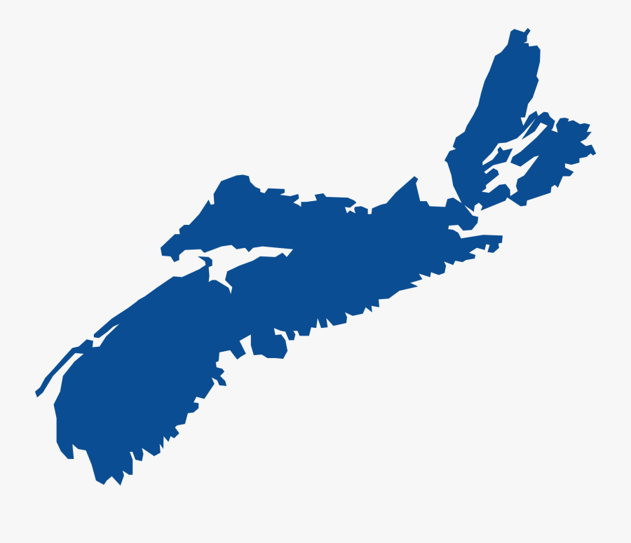 Map Of Nova Scotia - Nova Scotia Map Outline , Free Transparent Clipart