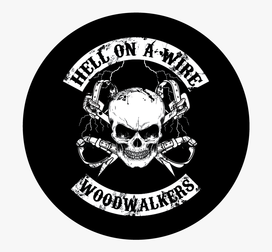 Electrical Clipart Lineman - Lineman Skull And Hooks, Transparent Clipart