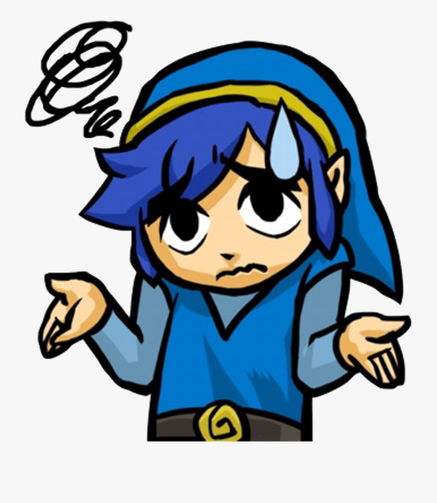 Zelda Triforce Heroes Emotes Clipart , Png Download - Blue Link Triforce Heroes, Transparent Clipart