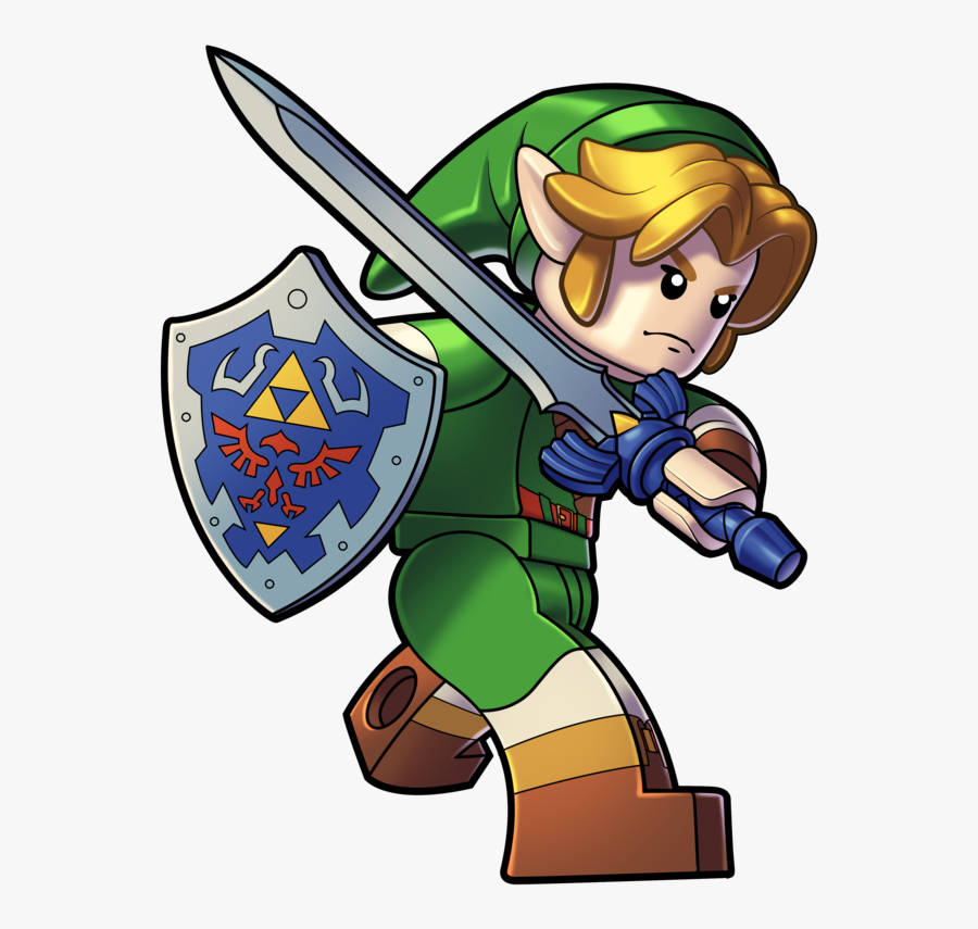 Picture Library Library Link Dfaceg Version Lego Dimensions - Lego Legend Of Zelda Link, Transparent Clipart