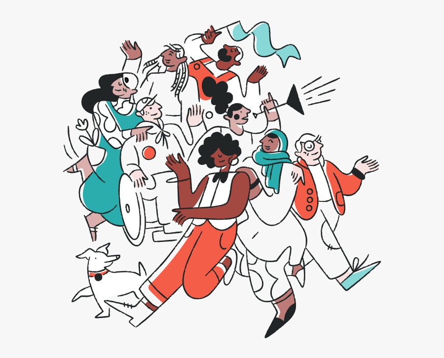 Illustration Of Group Of People - Business, Transparent Clipart